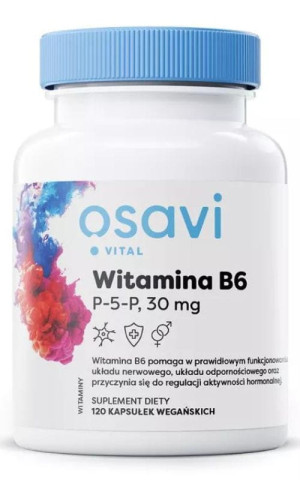 Osavi Witamina B6 - P-5-P, 30mg - 60 kapsułek