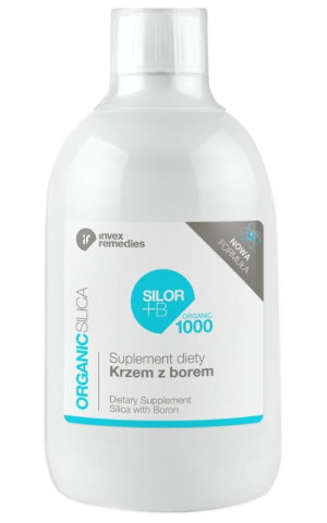 SILOR + B ORGANIC Krzem Organiczny z Borem 500ml Invex Remedies