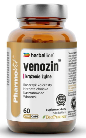 Pharmovit Herballine Venozin krążenie żylne 60 kapsułek