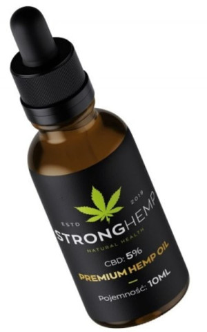 Olejek konopny CBD 5% premium hemp oil 10ml Strong Hemp