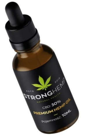 Olejek konopny CBD 30% premium hemp oil 10ml Strong Hemp