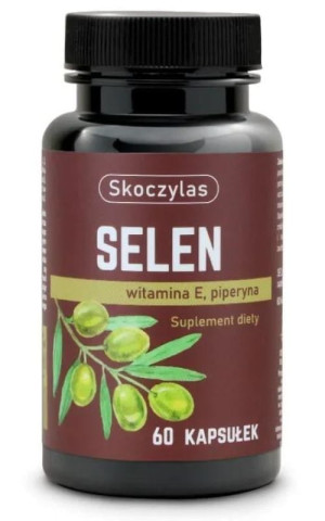 Skoczylas Selen, witamina E, piperyna 60 kapsułek