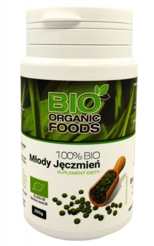 Młody Jęczmień Bio 280g w tabletkach BIO Organic Food