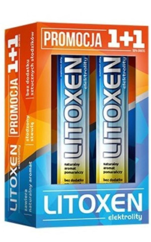 Litoxen elektrolity zestaw 1+1 (2×20 tabletek) Xenico Pharma