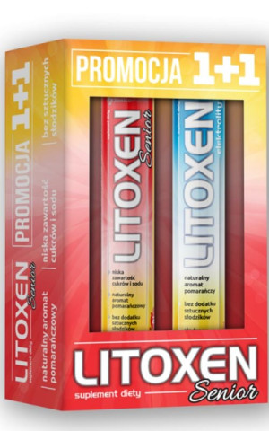 Litoxen Senior elektrolity zestaw 2x20 tabletek Xenico Pharma