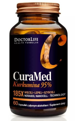 Doctor Life CuraMed Kurkumina 95%, 60 kapsułek