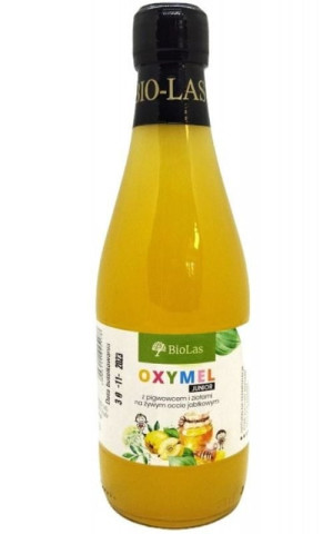 Oxymel Junior 330ml z pigwowcem i ziołami na żywym occie jabłkowym