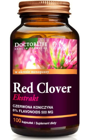 Doctor Life Red Clover czerwona koniczyna 100 kapsułek