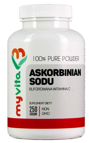 MyVita Askorbinian sodu (Witamina C buforowana) proszek 250 g