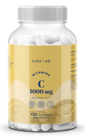 Pure Lab Witamina C 1000mg 130 kapsułek wegańskich