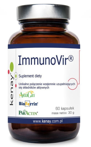 Kenay ImmunoVir (astragalus, andrographis, korzeń lukrecji) 60 kapsułek