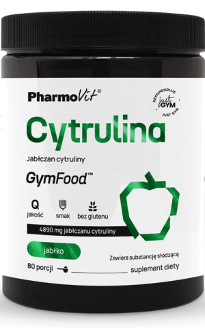 GymFood Pharmovit Cytrulina Jabłczan cytruliny (jabłko) 400 g