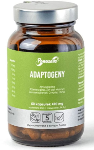 Panaseus Adaptogeny 50 kapsułek