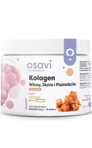 Osavi Kolagen Włosy, Skóra i Paznokcie o smaku słonego karmelu 150 g