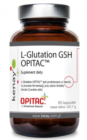Kenay L-Glutation GSH Opitac 60 kapsułek