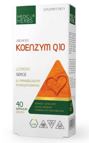 Koenzym Q10 100mg 40 kapsułek Medica Herbs