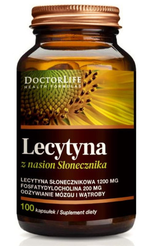 Doctor Life Lecytyna ze słonecznika 100 kapsułek