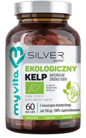 MyVita Ekologiczny Kelp BIO 60 kapsułek Silver