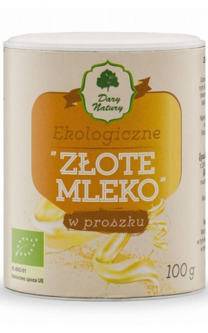 Złote Mleko w proszku BIO 100g Dary Natury