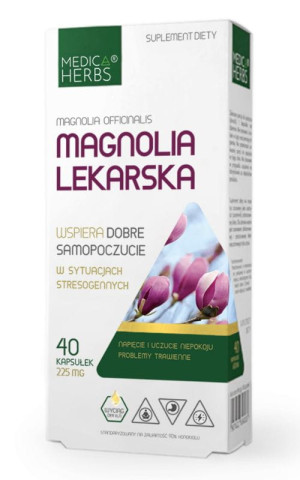 Magnolia Lekarska 225mg, 40 kaps. Medica Herbs