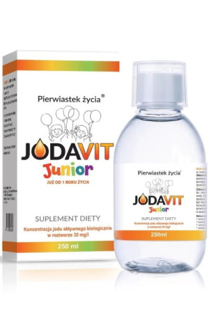 Jodavit Junior – Jod dla dzieci w płynie, 250 ml