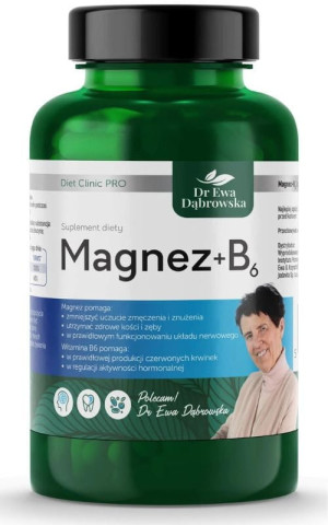 Magnez + B6 120 kapsułek Dr Ewa Dąbrowska