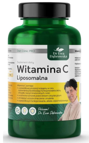 Witamina C Liposomalna 120 kapsułek Dr Ewa Dąbrowska
