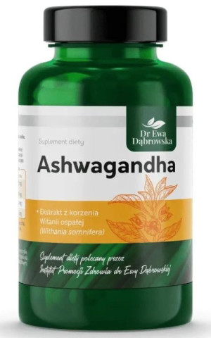 Ashwagandha 60 kapsułek Dr Ewa Dąbrowska