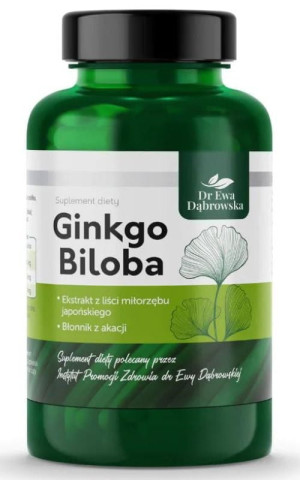 Ginkgo Biloba 60 kapsułek Dr Ewa Dąbrowska