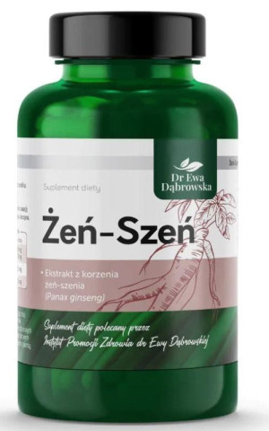 Żeń-Szeń (Panax ginseng) 60 kapsułek Dr Ewa Dąbrowska