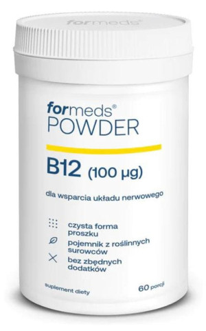 B12 POWDER witamina B12 (60 porcji) Formeds