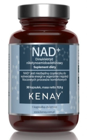 Kenay NAD+ Dinukleotyd nikotynoamidoadeninowy 30 kapsułek wege