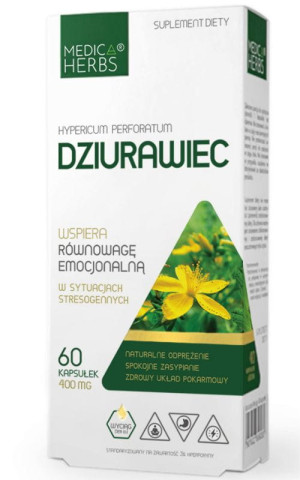 Dziurawiec 60 kapsułek Medica Herbs