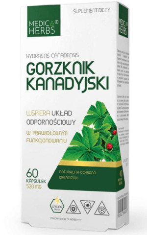 Gorzknik Kanadyjski 60 kapsułek Medica Herbs