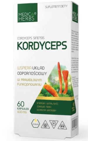 Kordyceps 60 kapsułek Medica Herbs