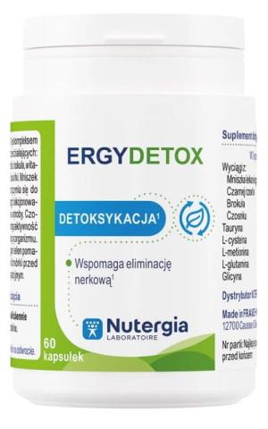 Nutergia Ergydetox Detoksykacja 60 kapsułek