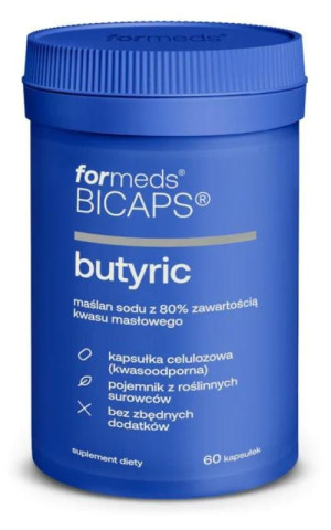 Bicaps Butyric Maślan Sodu 60 kaps Formeds