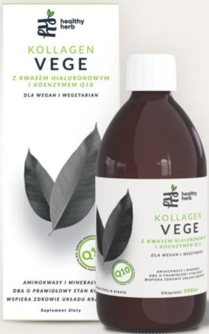 Kolagen Vege z kwasem hialuronowym i koenzymem Q10 - 500ml Healthy Herb