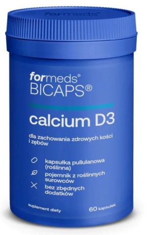 BICAPS Calcium D3 Wapń 60 kaps Formeds