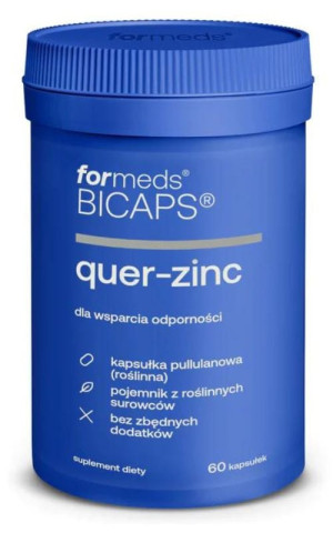 Bicaps Quer-Zinc Kwercetyna Cynk Witamina C 60 kaps Formeds