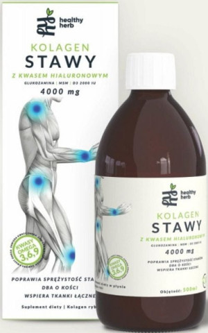 Kolagen Stawy 500ml z kwasem hialuronowym Healthy Herb