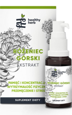 Różeniec górski ekstrakt 30ml Healthy Herb