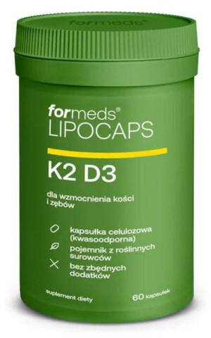 Lipocaps K2D3 Liposomalna (60 kapsułek) Formeds