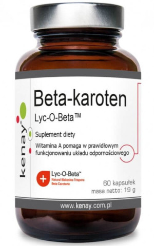 Kenay Beta - karoten Prowitamina A Lyc-O-Beta 60 kapsułek