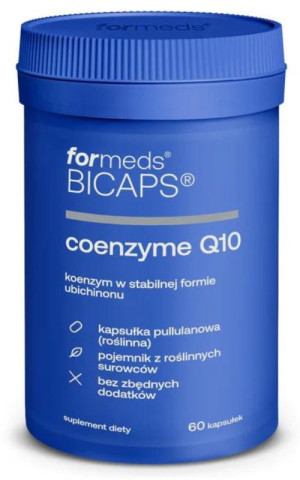 Bicaps COENZYME Q10 100 mg koenzym Ubichinon 60 kaps Formeds
