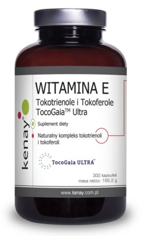 Kenay Witamina E Tokotrienole i Tokoferole TocoGaia 300 kapsułek