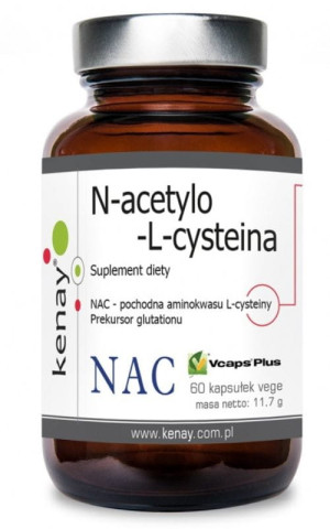 Kenay NAC N-acetylo-L-cysteina (60 kapsułek)