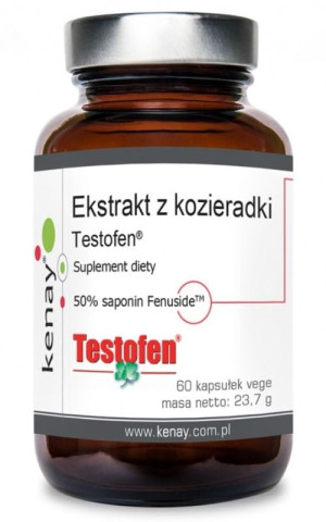 Kenay Ekstrakt z kozieradki Testofen (60 kapsułek)