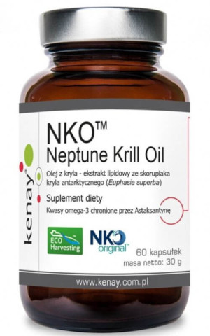 Kenay Olej z kryla NKO Neptune Krill Oil 60 kapsułek