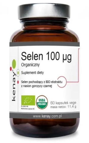 Kenay Selen 100 mcg Organiczny (60 kapsułek BIO)